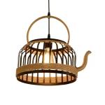 Retro Hemp Rope & Metal Pendant Lamp – Industrial Hanging Light Ghana