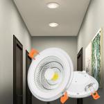 New Arrival Modern Design PANEL LED Glass Downlight – LED Ceiling Light Ghana