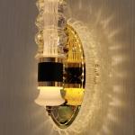 Modern LED Acrylic Wall Light (B5171-1W) – Gold Decorative Wall Lamp Ghana