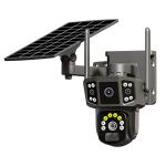 V380 Solar Bullet & Dome Hybrid Security Camera – Wireless Outdoor Surveillance Ghana