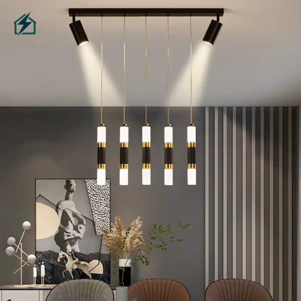 Modern Luxury Interior Chandelier – Model No. 1, Stainless Steel + Crystal Ghana