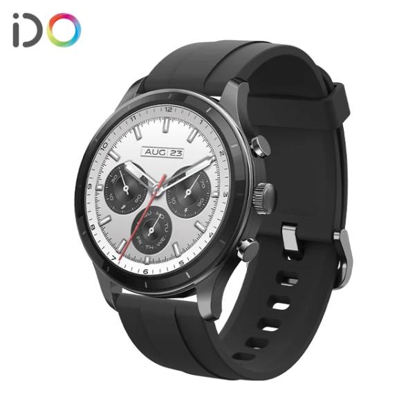 1.43" HD 2.5D AMOLED Aluminium Alloy Smartwatch – IP68 Waterproof, AI Voice, BT Call.