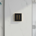 Frameless Gold 2 Gang Switch – Ghana