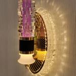 Modern LED Acrylic Wall Light (B5171-1W) – Gold Decorative Wall Lamp Ghana
