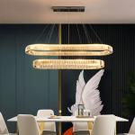 Modern Simplicity LED Iron Glass Chandelier K4109 – Ghana