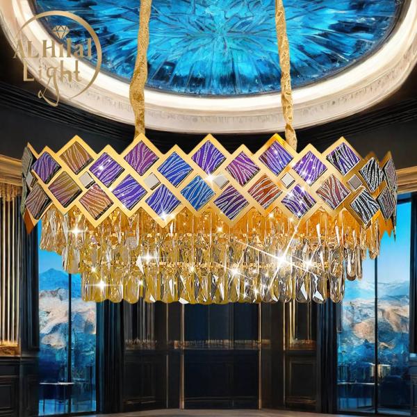 Modern Luxury Crystal Chandelier HL8314 – LED Ceiling Light