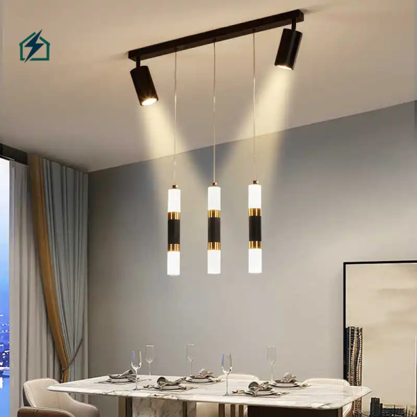 Modern Luxury Interior Chandelier – Model No. 1, Stainless Steel + Crystal Ghana