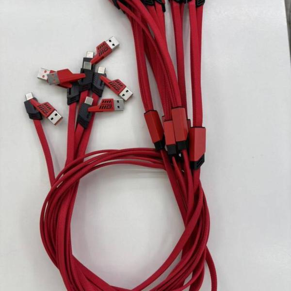 3-in-1 Fast Charging Cable – Type-C, Lightning & Micro USB Ghana