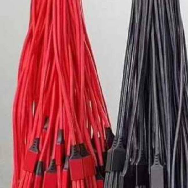 3-in-1 Fast Charging Flat Cable – iPhone, Type-C & Micro USB Ghana