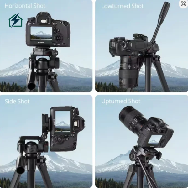 YUNTENG VCT-668 RM Aluminum Camera Tripod Ghana – Stable & Smooth Video