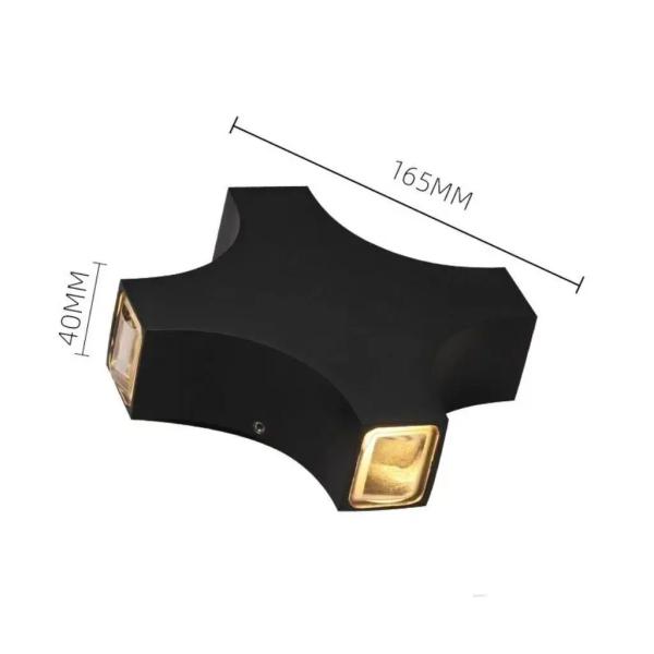 LED Cross Star Wall Light – Outdoor Waterproof Decorative Light Ghana