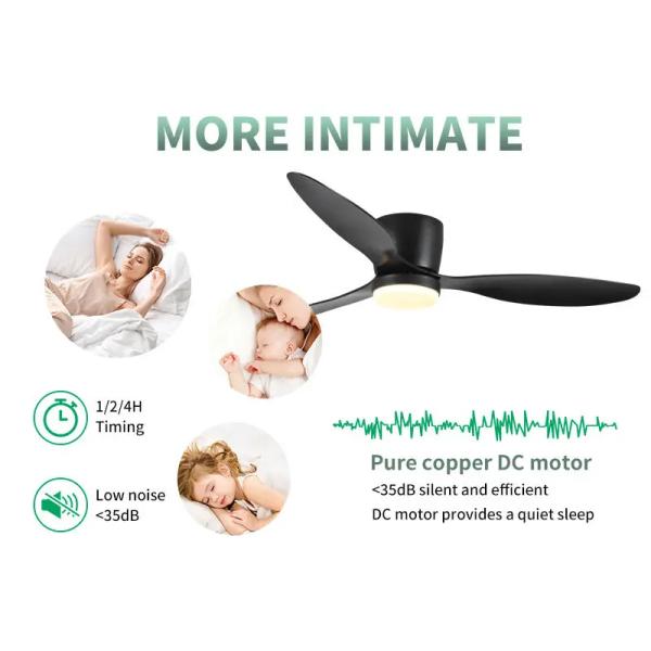 52 Inch Ceiling Fan with LED Light & Remote Control In Ghana