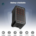 ilepo W-407 150W USB-C Charging Station – 30-Port Fast Charger Ghana