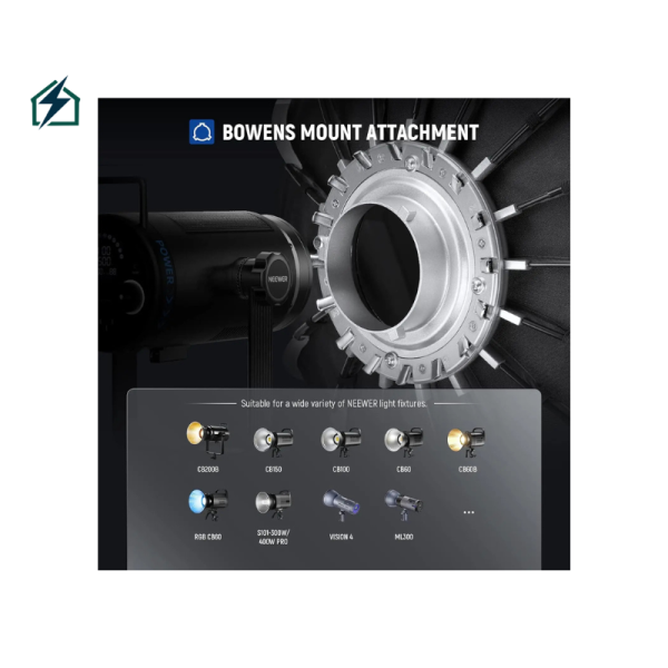 NEEWER 47.2″ Softbox – Big Studio Light Modifier for Photography & Video (Physical Item)