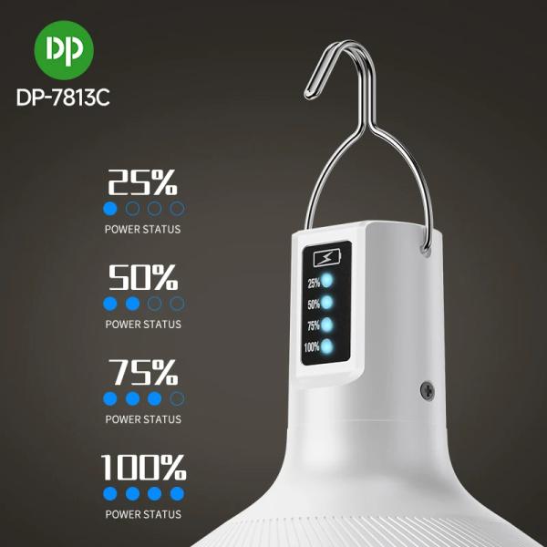 Dumsor Emergency Bulb 38W Rechargeable LED Light Ghana