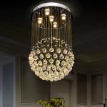 Modern Spiral Crystal Rain Drop Chandelier 6002 – Luxury Ceiling Light