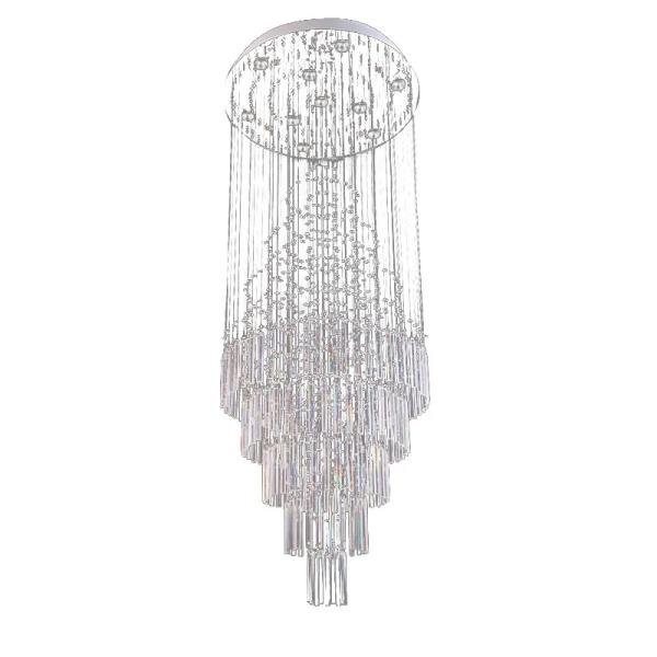 Nordic Long Crystal Chandelier 6079 – Luxury Staircase Ceiling Light