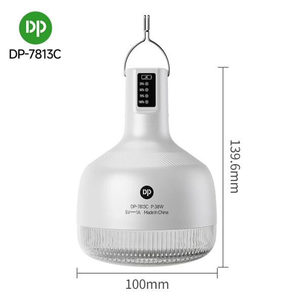 Dumsor Emergency Bulb 38W Rechargeable LED Light Ghana