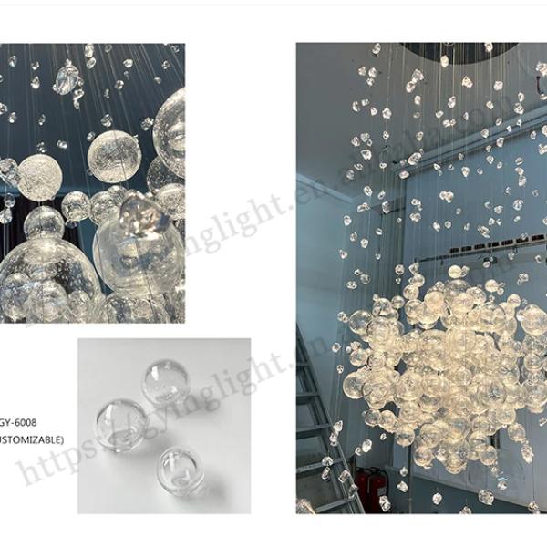 Designer Glass Ball Pendant Light – Modern Luxury LED Ghana