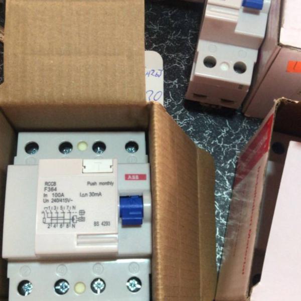 ABB 4 Pole Circuit Breaker 100A 30mA – Industrial Power Protection Ghana