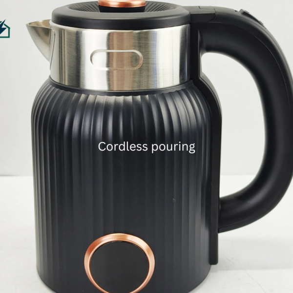 1500W Vacuum Insulated Electric Kettle – Fast Boil & Leakproof