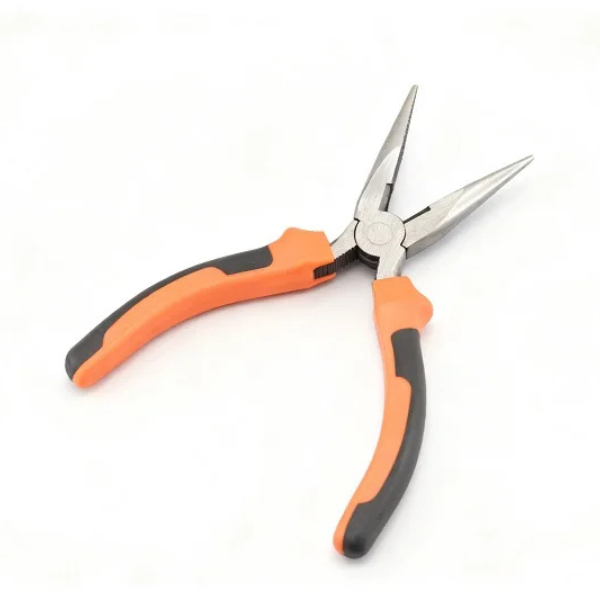 6/8 Inch Long Nose Pliers Carbon Steel Soft Grip Industrial Tool