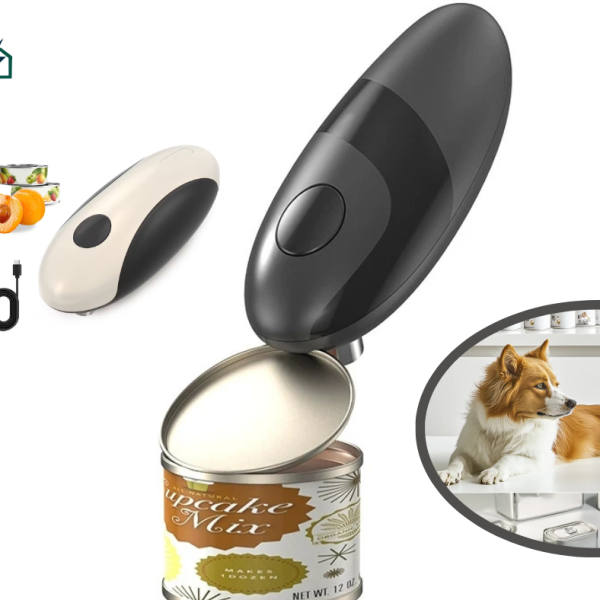 CLITON Cordless Electric Can Opener – One-Touch USB-C Rechargeable