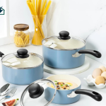 Aluminum Ceramic Non-Stick Cookware Set Ghana – Durable Home Kitchen Pots