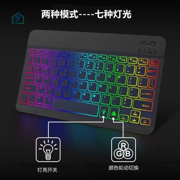 Wireless LED Backlit Keyboard & Mouse Combo – 2.4GHz Rechargeable Gaming Set for Laptop & PC