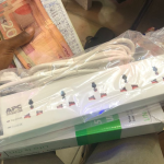 UK 3 Pin Extension socket – Strong Appliance Power Plug (Black/White)