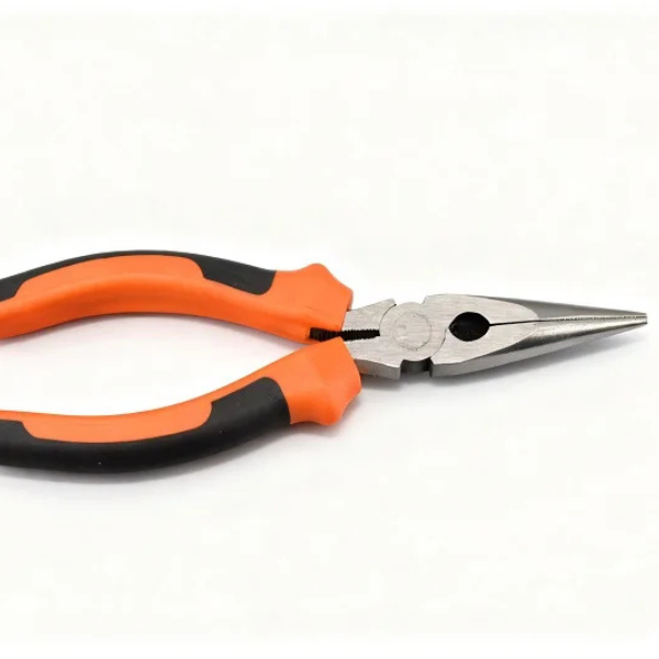 6/8 Inch Long Nose Pliers Carbon Steel Soft Grip Industrial Tool