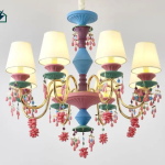 HQ9122 Transparent Baccarat Chandelier 6 Light – Luxury Crystal Ceiling Light Ghana