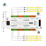 Smart LED Staircase Light Controller 32 Channel Motion Sensor DC12V–24V