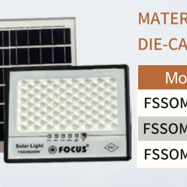 100W Solar LED Flood Light Outdoor – IP67 Waterproof Security Light with Solar Panel for Ghana