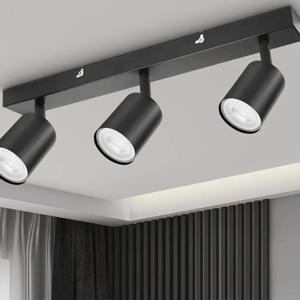 3 Way Ceiling Spot Light Bar – Adjustable Modern GU10 LED Ceiling Spotlight for Homes & Offices Ghana