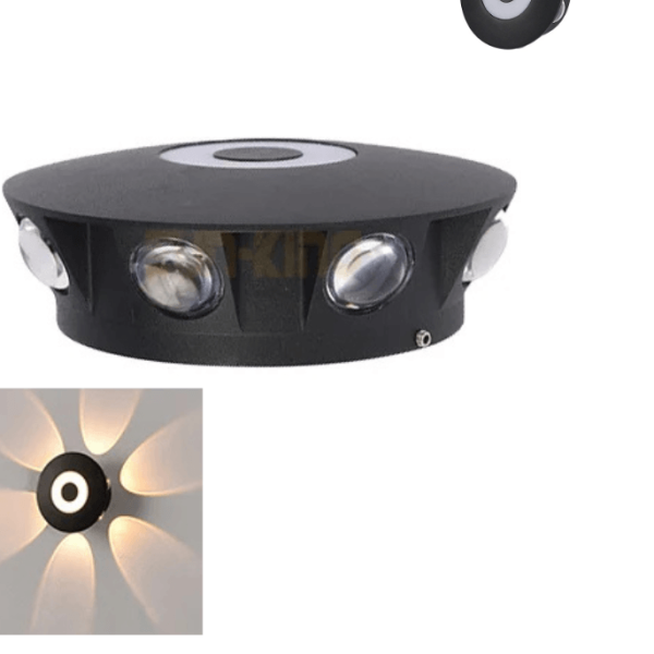 6W Modern LED Wall Light – Waterproof Up & Down Outdoor Wall Lamp for Homes, Hotels & Compounds Ghana