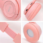 Cute Cat Ear RGB Gaming Headset with Mic – Bluetooth 5.1 LED Gaming Headphones for Ghana