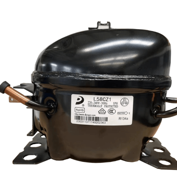 DONPER 1/8HP Fridge Compressor – Refrigerator & Freezer Compressor for R134a/R600a in Ghana
