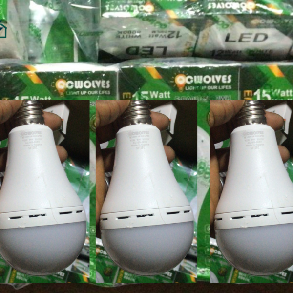 Dumsor Rechargeable Emergency LED Bulb Ghana – Automatic Backup Light During Power Outages