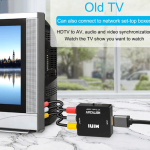 HDMI to RCA Converter – 1080P HDMI to AV Adapter for TVs, Decoders & Gaming Consoles Ghana