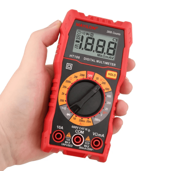 HT108 Digital Multimeter – AC/DC Voltage Tester & Electrical Measuring Tool in Ghana