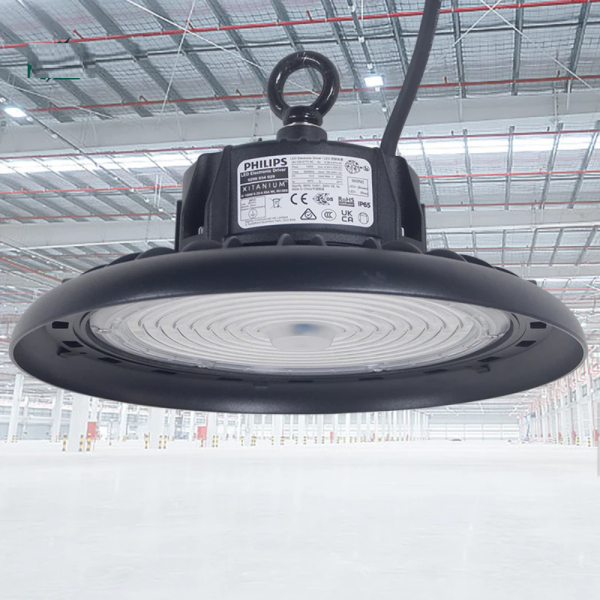LED UFO High Bay Light – IP65 Industrial Warehouse & Factory Ceiling Light (100W/150W/200W) Ghana