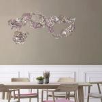 Luxury Flower Shape Crystal Chandelier – Modern LED Crystal Ceiling Light for Homes, Hotels & Villas Ghana