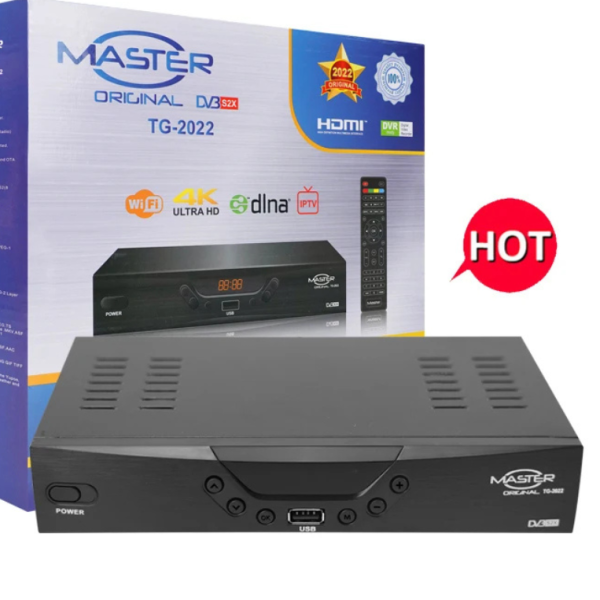 Master TG-2022 Satellite Receiver Decoder DVB-S2 Full HD WiFi Set Top Box Ghana