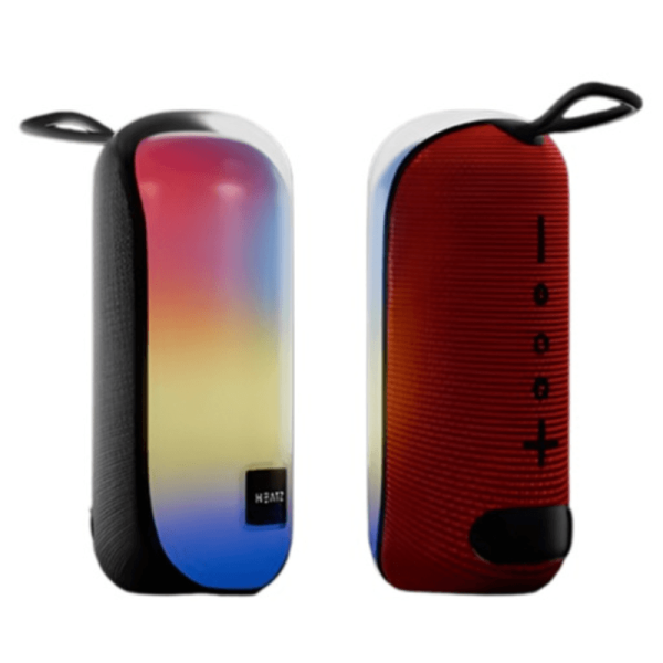 Portable Wireless Bluetooth Speaker with RGB LED Lights – Rechargeable Mini Party Speaker for Ghana