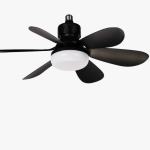 SUIMING Smart Remote E27 Screw Fan Light – 2-in-1 Ceiling Fan & Dimmable LED Light Ghana