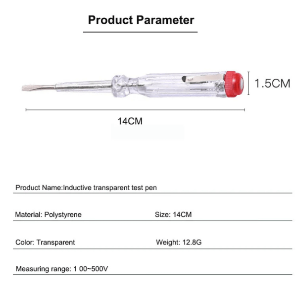 Voltage Test Pen – Electrical Voltage Tester & Test Screwdriver for Electricians in Ghana