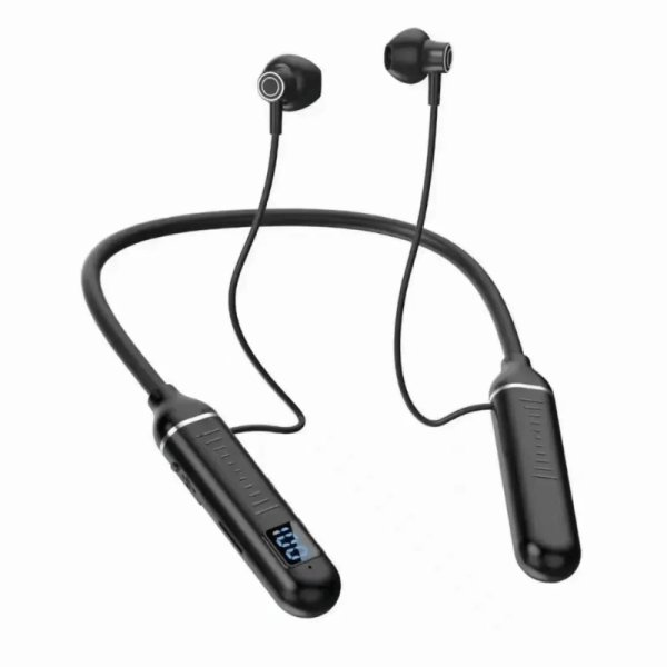Wireless Neckband Bluetooth Earphones G01 – Waterproof Sports Headset with Strong Bass for Ghana