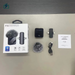 F15-2 Wireless Dual Lavalier Microphone – Clear Audio for TikTok, YouTube, Vlogging Ghana