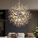 Modern Dandelion Firework Crystal Chandelier – Luxury LED Lighting Ghana